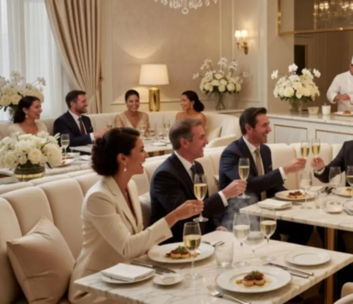 Válogatott képek a Magyar Opciók étteremről, fine dining fogásokról, póker estekről és rendezvényekről